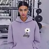 Moletom com Capuz Temuwish Amazon Comércio Exterior Transfronteiriço com a Palavra Daisy Estampada