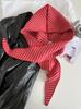 Coolgirl Touca Balaclava Peça Única Cachecol com Capuz Gorro de Tricô Gola Falsa Casual Multiuso Outono e Inverno Estilo Coreano