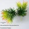 Simulação de bonsai suculento reunindo mini artificial falso acessórios suculentos parede planta verde DIY ornamentos de decoração de casa
