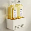 Portarrollos de papel higiénico impermeable para baño, caja de pañuelos de pared sin taladro, estante para rollos de papel, estante de almacenamiento para papel higiénico