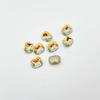 Baoshi aosha vidro retangular com cantos arredondados Diamante Acessórios para joias DIY Broca de unha de alta qualidade K9 10 * 8MM atacado de fábrica