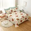Sábana de una pieza dormitorio estudiantil cama individual doble 1.5 metros 1.8m cepillada dibujos animados infantiles sábana de 1.1 metros