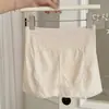 Pantalones Cortos de Seguridad Suaves y Cómodos Tres en Uno con Control de Vientre y Levantamiento de Glúteos Sin Costuras Ropa Interior Antiexposición Leggings para Mujer