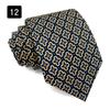 Corbata de Hombre Estilo Hong Kong Retro Estampado Vestido Moda Yuppie Seda Texturizada Accesorios Camisa Traje Hecho a Mano Ancha 8CM