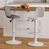 Taburete de Bar con Altura Ajustable, Silla Simple Moderna para Barra de Casa, Taburete de Bar Comercial con Respaldo
