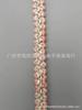 En stock al por mayor hilo dorado y plateado tejido a crochet ola estilo Chanel cinta encaje abrigo sombrero zapatos bolsa accesorios de ropa