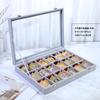 Caja de Almacenamiento para Encendedores Soporte de Exhibición para Encendedores a Prueba de Viento Caja de Colección Exhibición Transparente con Tapa a Prueba de Polvo Gran Capacidad