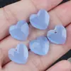 Colgante Corazón Facetado de Ágata de Cristal y Jade de 13 mm Material para Joyería DIY de Collares, Pulseras, Pendientes Accesorios Venta al por Mayor
