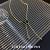 Cadena para Clavícula con Borla de Mariposa Primavera/Verano 2022, Collar Versátil y Elegante, Collar de Estilo Coreano Suave de Nicho para Mujer con Colgante