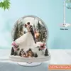 Impressão Plana Transfronteiriça 2D Plano Rotativo 360 Acrílico Enfeites Decorativos com Porta-Vela Aromatizado com Lavanda