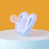 Chupetas de Silicone Integral Atacado, Brinquedos Líquidos para Dormir de Duas Cores, Mordedores para Dentição de Bebê, Embalagem em Caixa Portátil