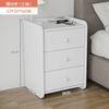 Mesa de noche de lujo ligero simple moderna pequeña estante de noche simple gabinete de almacenamiento para dormitorio habitación de alquiler mesita de noche