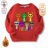 Sprunki Rhythm Box Ropa Sudadera Infantil Estilo Nuevo Niños y Niñas Cuello Redondo Algodón Top Casual Tendencia Otoño e Invierno 7