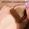 Novo Pincel para Base de Venda Quente Único Ultrafino Alargado em Forma de Língua Corretivo sem Marcas Almofada Pequena Cabeça Plana Cabelo Macio Ferramenta de Beleza