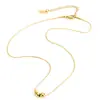 Collar Minimalista Estilo Europeo y Americano con Cinco Monedas y Perlas Doradas para Mujer, No se Desvanece, Gama Alta, Estilo Fresco, Chapado en Oro de 18 Quilates, Joyería Moderna y Elegante