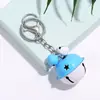 Llavero Bolso de Campana Bicolor Colgante Pequeño de Manzana Colgante para Llave de Coche Pequeño Regalo Lindo Creativo DIY
