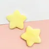 Dulce Dibujo Animado Súper Suave Amarillo Estrella de Cinco Puntas Peluche Accesorios DIY Pasador Tocado Accesorios para el Cabello Venta al por Mayor