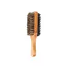 Set de Peine para Barba y Peine de Estilismo con Mango de Cerdas, Peine para Barba, Cepillo para Peinar el Cabello, Cepillo de Limpieza para Barbería, Cepillo Barredor de Cabello