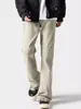 Jeans Lavado Novo de Outono Masculino Streetwear Estilo Retro Americano Slim Fit Reto Casual Calças Longas Masculinas