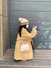 Bolso Tote de Ante Dongdaemun de Corea del Sur 2024 Nuevo Otoño e Invierno Bolso de Lana de Cordero Combinable Hombro Cruzado Bolso Cuadrado Pequeño