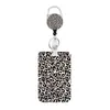 Portanombre de insignia minimalista con cordón retráctil, Portapase de identificación, Regalo elegante, Portatarjeta de identificación de empleado, Aleación de zinc