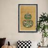 Jarrón de calabaza estilo retro francés estilo chino pintura decorativa para pasillo estilo chino nuevo sala de estar estudio pasillo pared