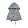 Coreia do Sul balaclava chapéu de inverno das mulheres lenço chapéu quente casal integrado proteção da orelha chapéu de malha de lã