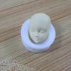 Molde facial de silicona para cara real, molde facial de silicona para bollo al vapor, molde facial de silicona versión Q, molde facial de silicona para pan al vapor de arcilla