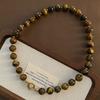 Colgante redondo de la marca Fortune, elegante, ligero, de lujo, de nicho, de acero de titanio, para mujer, sin caídas, diseño que combina con todo, nueva joyería.