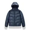 Popular Jaqueta de Penas Outono e Inverno Jaqueta com Capuz Masculina Transfronteiriça Quente Antiestática Leve Casual para Exterior Jaqueta de Penas