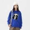 Suéter Pica-pau Pequeno Panda Feminino Outono e Inverno Moda Novo Senso de Alta Qualidade Preguiçoso Espesso Interno Gola Redonda