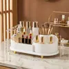 Caja Organizadora de Cosméticos Estante de Escritorio Giratorio de Alta Calidad Tocador Labial Cuidado de la Piel Multifuncional Ordenado