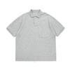 Camiseta Polo Pique de Camada de Ar Fresco Série Tendência Japonesa Trs 26Ss Manga Curta Corte Solto para Homens e Mulheres