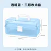 Caja de Pintura para Estudiantes de Arte Estudiantes de Primaria Primer Grado Caja de Pintura Plegable de Tres Capas Almacenamiento Doméstico de Pintura para Uñas