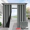 Cortinas Impermeables Pongee Transfronterizas Nuevas Balcón Exterior Cortinas Blackout Totales Impermeables Shein Venta Caliente Dropshipping