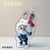 Nuevo Colgante de Muñeco de Nieve de Dibujos Animados Estilo Invierno de Judy y Nick Llavero Acrílico para Pareja Pequeño Regalo