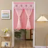 Cortina de meia porta cortina de gaze forro de cortina cortina pendurada velcro haste telescópica uso duplo banheiro cozinha decoração cortina de privacidade