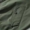 Nueva Chaqueta de Trabajo Transfronteriza Otoño e Invierno Chaqueta de Tipo Duro Fuente en Vivo Chaqueta de Aviador de la Fuerza Aérea Chaqueta de Vuelo para Hombre