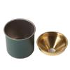 Cenicero Embudo de Aleación de Aluminio Nuevo DHL Metal de Titanio Puro Portátil para el Hogar Anti-Ceniza Cenicero Simple y Elegante