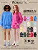Sudadera con Forro Polar de Cuello Medio Alto Cruzado Dopamina para Mujer Rs, Otoño 350g Sudadera Redonda Estilo Americano Ins para Mujer.