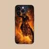 Adecuado para iPhone15 Soldados Esqueleto de Comercio Exterior con Carcasa de Teléfono de Fuego