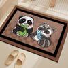 Tapete de Chão para Banheiro Desenho Animado Lama de Diatomáceas Absorvente de Água Secagem Rápida Capacho Banheiro Vaso Sanitário Antiderrapante Tapete para Pés Tapete Personalizado com Fotos