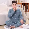 Conjunto de roupa íntima térmica plus size com estampa de desenho animado, modelagem solta, para meninos e meninas, 2026, para adolescentes e crianças plus size