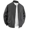 Chaqueta de aviador de comercio exterior transfronteriza en stock, nuevo modelo de primavera y otoño, unisex, chaqueta casual con cuello alto, chaqueta de béisbol