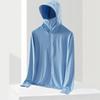 Ropa de protección solar 2023 para hombres y mujeres, verano, anti-ultravioleta, seda de hielo transpirable, ropa de protección solar, abrigo delgado para actividades al aire libre para hombre