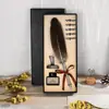 Conjunto de Caneta de Pena Retrô Personalizado de Fábrica Aniversário Ano Novo Presente Dia dos Namorados Pena Inclinada Conjunto de Escultura em Tinta para Caneta