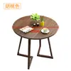 Conjunto de Mesa e Cadeiras para Restaurante de Fast Food, Mesa Comercial para Lanchonete e Doceria, Mesa Quadrada Pequena para Loja de Chá com Leite, Cafeteria