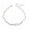 Productos genuinos Plata de ley S925 Pulsera de amor con forma de corazón, pulsera de nicho de lujo ligero nueva, pulsera de alto sentido, regalo para novia