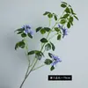 Rama Grande Simulada Tela de Seda Flor de Loto Guanyinlian Sentido Avanzado Decoración Hogar Hotel Paisaje Exterior Arreglo Floral Flor Artificial Loto Guanyinlian