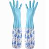 Guantes cálidos para el hogar y la cocina, forrados de vellón, para limpieza y lavado de platos, ropa de invierno, guantes de cuero grueso para tareas domésticas